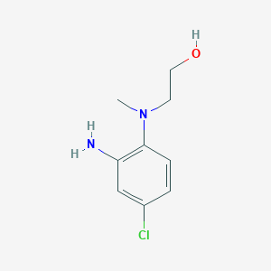 2-(2-Amino-4-chloromethylanilino)-1-ethanol