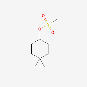 molecular formula C9H16O3S B13862573 Spiro[2.5]octan-6-yl methanesulfonate 