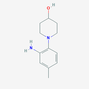 1-(2-Amino-4-methylphenyl)-4-piperidinol