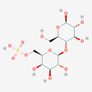 molecular formula C12H22O14S B13862612 beta-D-Galp6S-(1->4)-beta-D-Glcp 