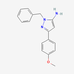 1-Benzyl-3-(4-methoxyphenyl)-1H-pyrazol-5-amine