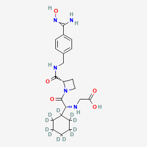 molecular formula C22H31N5O5 B13862667 N-Hydroxy Melagatran-d11 
