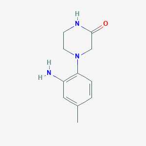 4-(2-Amino-4-methylphenyl)piperazin-2-one