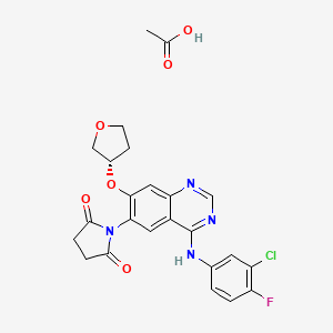 molecular formula C24H22ClFN4O6 B13862681 Methyl3,4-dihydro-2H-pyrido[3,2-b][1,4]oxazine-7-carboxylate 