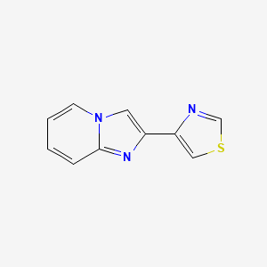 molecular formula C10H7N3S B13862770 4-Imidazo[1,2-a]pyridin-2-yl-1,3-thiazole 