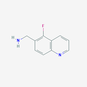 molecular formula C10H9FN2 B13862836 (5-Fluoroquinolin-6-yl)methanamine 