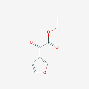 molecular formula C8H8O4 B13862843 Ethyl 2-(furan-3-yl)-2-oxoacetate 