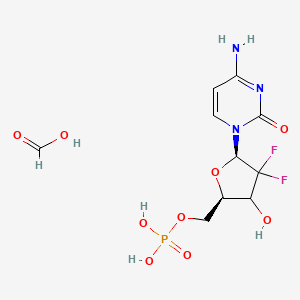 molecular formula C10H14F2N3O9P B13862880 3,3'-Bisdemethylpinoresinol 