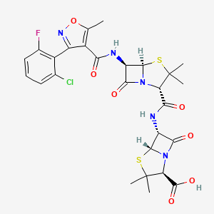 molecular formula C27H27ClFN5O7S2 B13862983 6-APA Flucloxacillin 