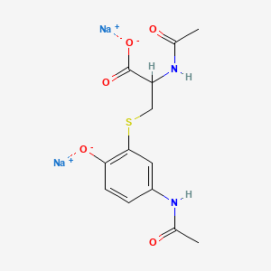 molecular formula C13H14N2Na2O5S B13863045 Acetaminophen Mercapurate Disodium Salt 