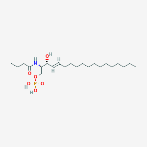 molecular formula C22H44NO6P B13863109 C4 Ceramide-1-phosphate 