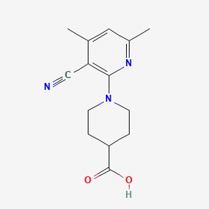 1-(3'-Cyano-4',6'-dimethylpyridin-2'-yl)-iso-nipecotic acid