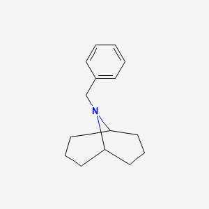 molecular formula C15H21N B13863194 9-Benzyl-9-azabicyclo[3.3.1]nonane CAS No. 57659-50-4