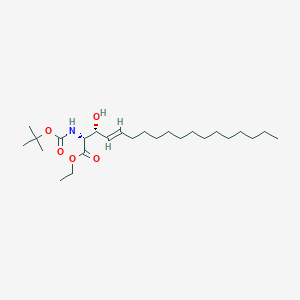 molecular formula C25H47NO5 B13863204 O'-Ethyl-1-oxo-N-boc-D-erythro-sphingosine 