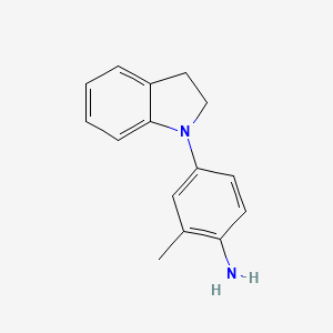 4-(2,3-Dihydro-1H-indol-1-YL)-2-methylphenylamine