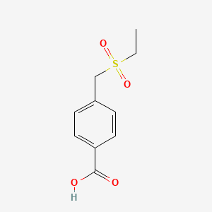 molecular formula C10H12O4S B1386324 4-(Ethylsulfonylmethyl)benzoic acid CAS No. 879088-43-4