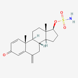 molecular formula C20H27NO4S B13863257 17beta-Hydroxy Exemestane Sulfamate 
