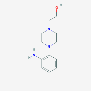 2-[4-(2-Amino-4-methylphenyl)-1-piperazinyl]-1-ethanol