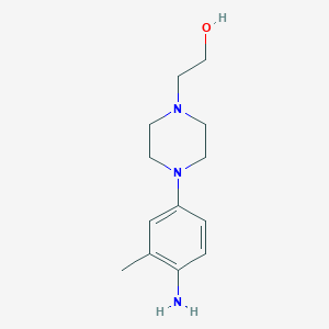 2-[4-(4-Amino-3-methylphenyl)-1-piperazinyl]-1-ethanol