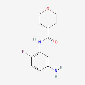 N-(5-Amino-2-fluorophenyl)tetrahydro-2H-pyran-4-carboxamide