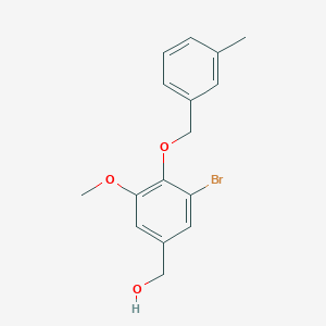[3-Bromo-5-methoxy-4-(3-methylbenzyloxy)-phenyl]-methanol