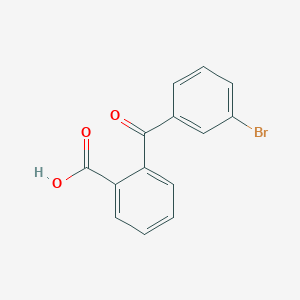 molecular formula C14H9BrO3 B13863436 2-(3-Bromobenzoyl)benzoic acid CAS No. 65565-11-9