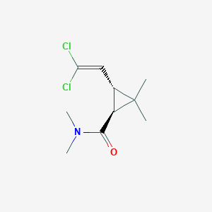 molecular formula C10H15Cl2NO B13863437 trans-3-(2,2-Dichloroethenyl)-N,N-dimethyl-2,2-dimethylcyclopropanecarboxamide 