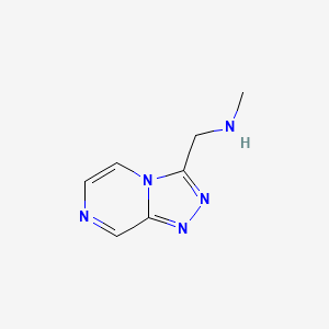 1-([1,2,4]triazolo[4,3-a]pyrazin-3-yl)-N-methylmethanamine