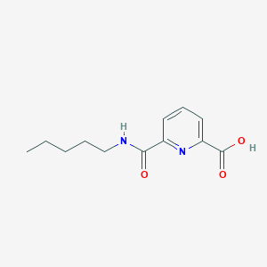 6-(Pentylcarbamoyl)pyridine-2-carboxylic acid