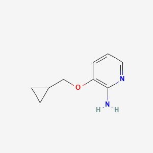 3-(Cyclopropylmethoxy)pyridin-2-amine