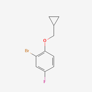 2-Bromo-1-(cyclopropylmethoxy)-4-fluorobenzene