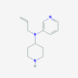molecular formula C13H19N3 B13863586 N-piperidin-4-yl-N-prop-2-enylpyridin-3-amine 
