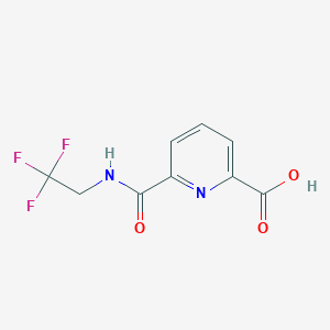 6-[(2,2,2-Trifluoroethyl)carbamoyl]pyridine-2-carboxylic acid