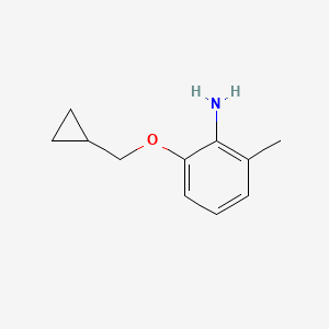 2-Cyclopropylmethoxy-6-methylphenylamine