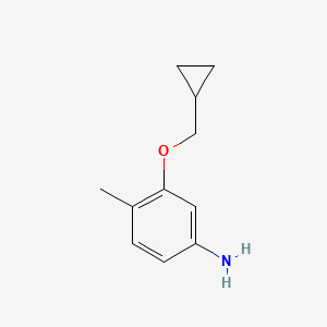 3-Cyclopropylmethoxy-4-methylphenylamine