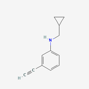 N-(cyclopropylmethyl)-3-ethynylaniline
