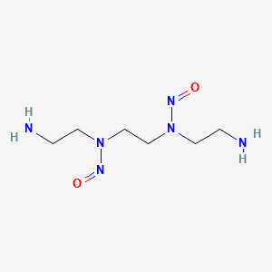 molecular formula C6H16N6O2 B13863732 N,N'-(Ethane-1,2-diyl)bis(N-(2-aminoethyl)nitrous amide) 
