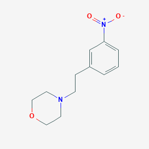 molecular formula C12H16N2O3 B13863745 4-[2-(3-Nitrophenyl)ethyl]morpholine 