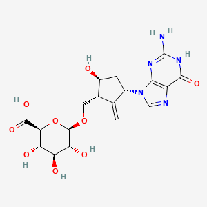 molecular formula C18H23N5O9 B13863757 Entecavir 3''-O-beta-D-Glucuronide 