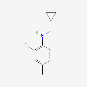 Cyclopropylmethyl-(2-fluoro-4-methylphenyl)-amine
