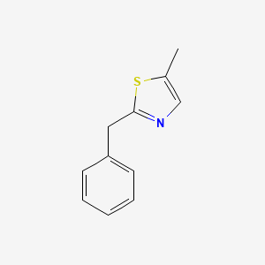 molecular formula C11H11NS B13863768 2-Benzyl-5-methyl-1,3-thiazole CAS No. 15055-58-0
