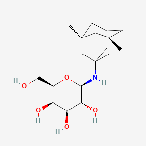 molecular formula C18H31NO5 B13863771 Memantine-Galactose Adduct 