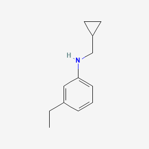 N-(cyclopropylmethyl)-3-ethylaniline