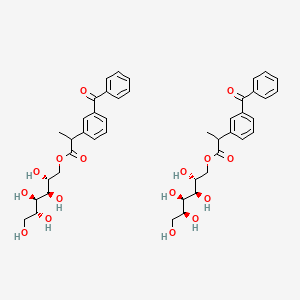 molecular formula C44H52O16 B13863826 Ketoprofen Sorbitol Monoester {Mixture of Diasteromers) 