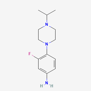 3-Fluoro-4-(4-isopropylpiperazin-1-yl)aniline