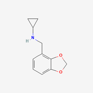 Benzo[1,3]dioxol-4-ylmethyl-cyclopropyl-amine