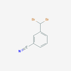 molecular formula C8H5Br2N B13863860 3-(Dibromomethyl)benzonitrile 
