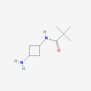 N-(3-Aminocyclobutyl)-2,2-dimethylpropanamide