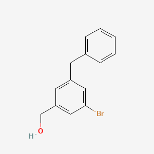 molecular formula C14H13BrO B13863951 (3-Benzyl-5-bromophenyl)methanol 