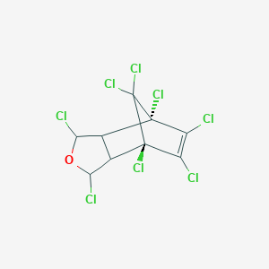 molecular formula C9H4Cl8O B13863961 Isobenzan 10 microg/mL in Cyclohexane 